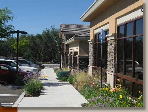 Landscape at Granite Bay Pavilions Offices, Roseville, CA