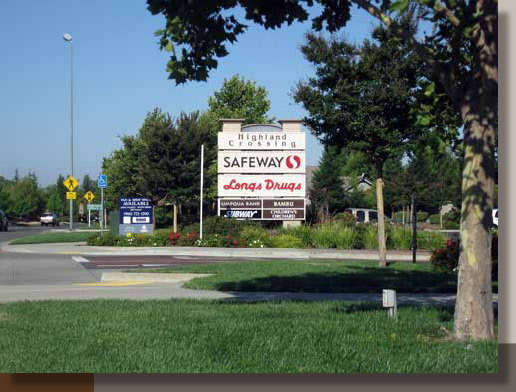 Planting Design for a Safeway Center in Roseville, California