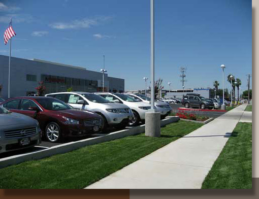 Landscaping to Display Cars in Sacramento